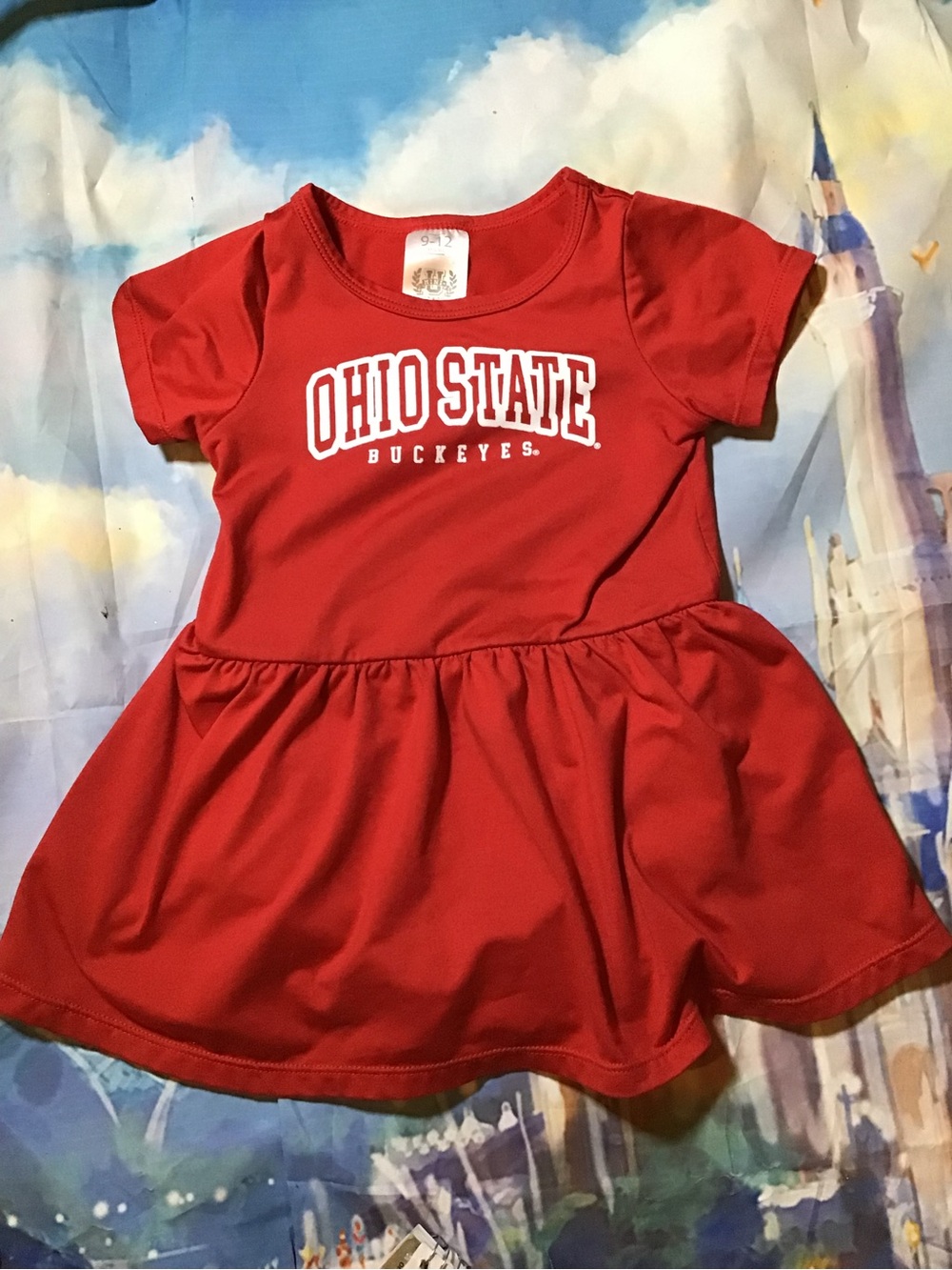 Ohio state buckeyes girls dress one piece 9-12 months